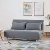Banquette Convertible En Lit 2 Places Bleu -Banquette Soldes Magasin G 680428 Y
