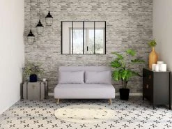 Banquette Convertible 2 Places Bleu