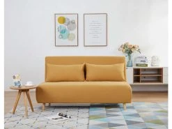 Banquette Convertible 2 Places Jaune -Banquette Soldes Magasin G 680432 X