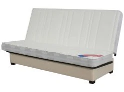 DUNLOPILLO Banquette-lit Clic-clac 130 Cm Matelas Mousse HR 35 Kg