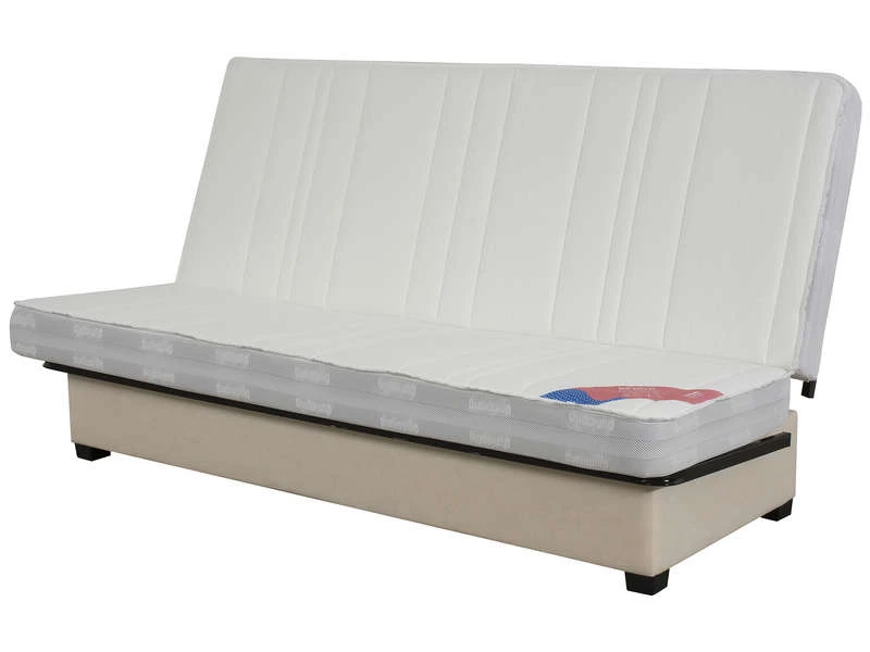 DUNLOPILLO Banquette-lit Clic-clac 130 Cm Matelas Mousse HR 35 Kg 3 DUNLOPILLO Banquette-lit Clic-clac 130 Cm Matelas Mousse HR 35 Kg