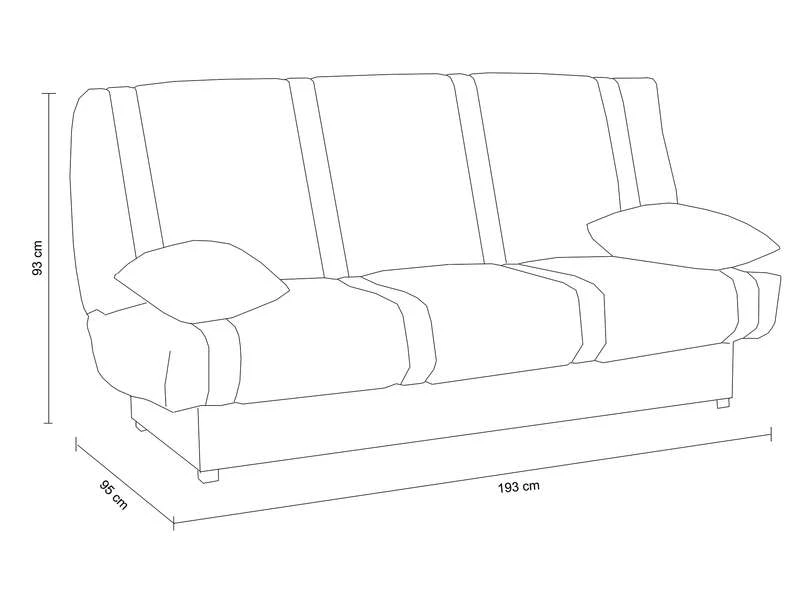 Banquette-lit Clic Clac Bleu 7 Banquette-lit Clic Clac Bleu – Image 5