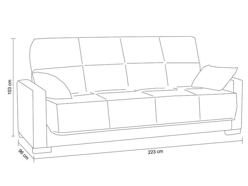 NIGHTITUDE_PREMIUM Banquette-lit Clic Clac Rouge 7 NIGHTITUDE_PREMIUM Banquette-lit Clic Clac Rouge – Image 6