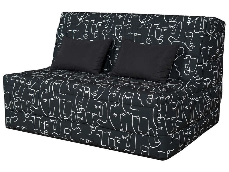 SIMMONS Banquette Lit Bz Slyde Avec Couette Faceline Noir 4 SIMMONS Banquette Lit Bz Slyde Avec Couette Faceline Noir – Image 2