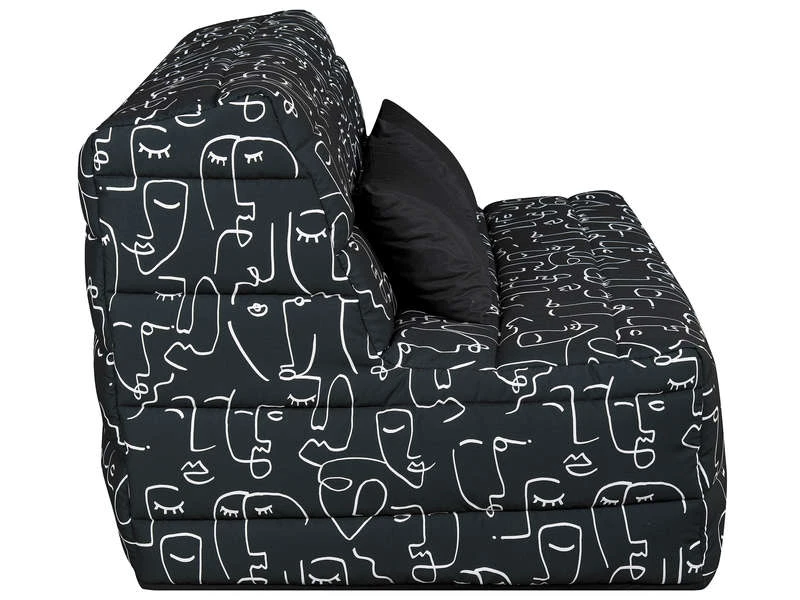 SIMMONS Banquette Lit Bz Slyde Avec Couette Faceline Noir 6 SIMMONS Banquette Lit Bz Slyde Avec Couette Faceline Noir – Image 4