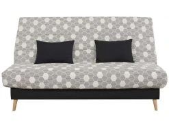 SIMMONS Banquette Lit Clic Clac Avec Couette Hexagone Noir 21 SIMMONS Banquette Lit Clic Clac Avec Couette Hexagone Noir -Banquette Soldes Magasin G 765467 A 1