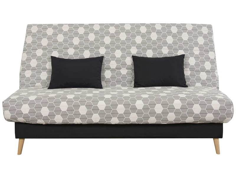SIMMONS Banquette Lit Clic Clac Avec Couette Hexagone Noir 12 SIMMONS Banquette Lit Clic Clac Avec Couette Hexagone Noir – Image 10