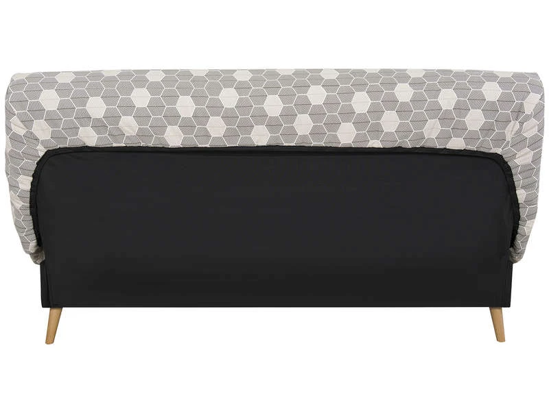 SIMMONS Banquette Lit Clic Clac Avec Couette Hexagone Noir 5 SIMMONS Banquette Lit Clic Clac Avec Couette Hexagone Noir – Image 3