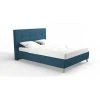 GPASPLUS Hylkio Lit Adulte 160x200 Cm Avec Tete De Lit - Tissu Bleu Marine -Banquette Soldes Magasin G CNF A43602075 B