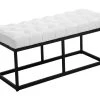 Banquette Amun B Similicuir , Blanc /100 Cm -Banquette Soldes Magasin G CNF A94068782 B