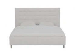 GPASPLUS Lit Adulte 180x200 - Simili Blanc - Tyyli -Banquette Soldes Magasin G CNF B26381780 D