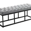 Banquette Amun B Similicuir , Gris/120 Cm -Banquette Soldes Magasin G CNF C10296598 B