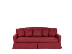 Housse Pour Canapé 3 Places Gilja Rouge -Banquette Soldes Magasin G CNF C23414497 E
