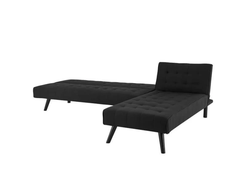 GPASPLUS Luca Canapé D'angle Clic-clac Réversible Contemporain 3 Places - Tissu Bleu Nuit Capitonné - L 180 X P 78 X H 75 Cm 5 GPASPLUS Luca Canapé D'angle Clic-clac Réversible Contemporain 3 Places - Tissu Bleu Nuit Capitonné - L 180 X P 78 X H 75 Cm – Image 3