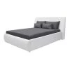 GPASPLUS Cloud Lit Adulte - 160 X 200 Cm + Coffre De Rangement - Simili Blanc -sommier A Lattes Inclus -Banquette Soldes Magasin G CNF D44427629 B