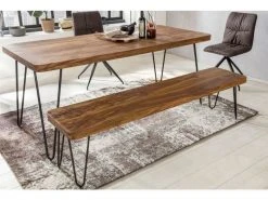 Finebuy Banc De Cuisine Bois Massif Sheesham | Salle à Manger Banque - Banc Pour Table De Cuisine | Banc Salle à Manger 8 Finebuy Banc De Cuisine Bois Massif Sheesham | Salle à Manger Banque - Banc Pour Table De Cuisine | Banc Salle à Manger -Banquette Soldes Magasin G CNF D61547802 D