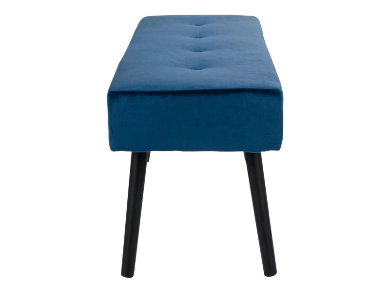 Banc En Tissu Coloris Bleu Foncé - Dim : 100 X 44 X 35 Cm -pegane- 5 Banc En Tissu Coloris Bleu Foncé - Dim : 100 X 44 X 35 Cm -pegane- – Image 3