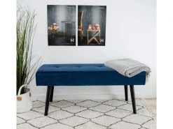 Banc En Tissu Coloris Bleu Foncé - Dim : 100 X 44 X 35 Cm -pegane- 9 Banc En Tissu Coloris Bleu Foncé - Dim : 100 X 44 X 35 Cm -pegane- -Banquette Soldes Magasin G CNF D62169577 E