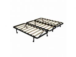 MEUBLETMOI Banquette Lit Bz 140x190 Cm En Tissu Gris Matelas 12 Cm – Buzzy -Banquette Soldes Magasin G CNF D88021408 F