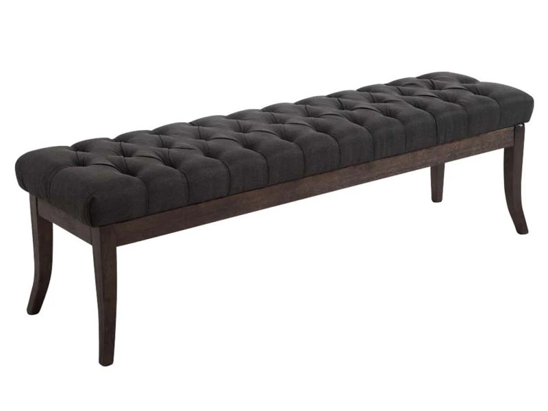 Banc Ramses Tissu Antique Sombre , Gris Foncé/150 Cm 3 Banc Ramses Tissu Antique Sombre , Gris Foncé/150 Cm