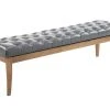 Banc Ramses Similicuir Antique Clair , Gris/150 Cm 2 Banc Ramses Similicuir Antique Clair , Gris/150 Cm -Banquette Soldes Magasin G CNF E81396518 B
