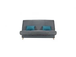 COMFORT_BULTEX Bultex Clic Clac Mona 3 Places - Tissu Anthracite - L 192 X P 95 X H 101