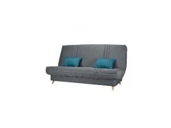 COMFORT_BULTEX Bultex Clic Clac Mona 3 Places - Tissu Anthracite - L 192 X P 95 X H 101 -Banquette Soldes Magasin G CNF H16215998 D