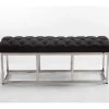 Banc Amun E En Tissu , Gris Foncé/120 Cm