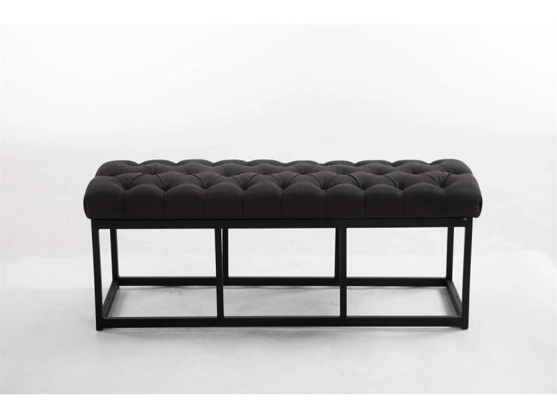 Banquette Amun B Tissu , Gris Foncé/120 Cm 3 Banquette Amun B Tissu , Gris Foncé/120 Cm