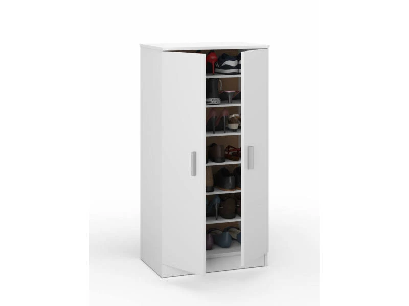 Dmora Armoire Multifonction Lamar Multifonction Blanche, 108 X 55 X 36 Cm 3 Dmora Armoire Multifonction Lamar Multifonction Blanche, 108 X 55 X 36 Cm