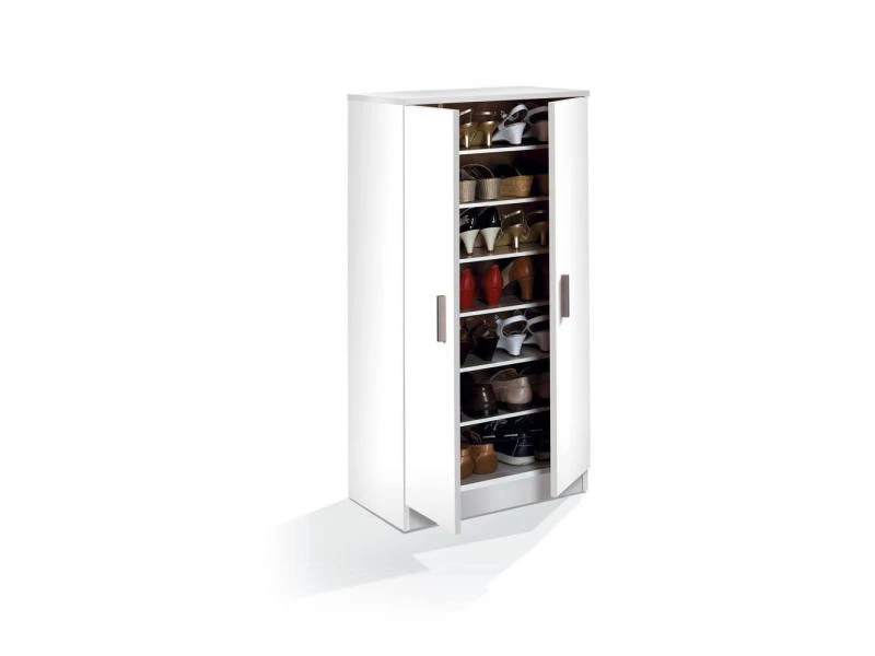 Dmora Armoire Multifonction Lamar Multifonction Blanche, 108 X 55 X 36 Cm 6 Dmora Armoire Multifonction Lamar Multifonction Blanche, 108 X 55 X 36 Cm – Image 4