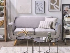 Housse En Velours Gris Pour Canapé 2 Places Bernes 8 Housse En Velours Gris Pour Canapé 2 Places Bernes -Banquette Soldes Magasin G CNF I33359778 C