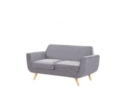 Housse En Velours Gris Pour Canapé 2 Places Bernes 10 Housse En Velours Gris Pour Canapé 2 Places Bernes -Banquette Soldes Magasin G CNF I33359778 E