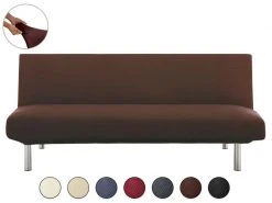 Housse Canapé Clic Clac Elastique Eiffel Textile Milan Marron 8 Housse Canapé Clic Clac Elastique Eiffel Textile Milan Marron -Banquette Soldes Magasin G CNF I55381486 C