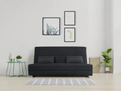 GPASPLUS Convertible Clic-clac Ub Design Wanda-cc-130-noir -Banquette Soldes Magasin G CNF J82433208 E