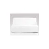 Housse Clic-clac En Coton Panama Blanc -Banquette Soldes Magasin G CNF K41510326 B