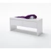 Banc Laqué Blanc Mat - L91 X H48 X P38 Cm -pegane-