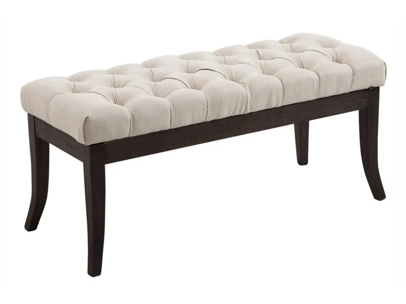 Banc Ramses Tissu Antique Sombre , Crème/100 Cm 3 Banc Ramses Tissu Antique Sombre , Crème/100 Cm