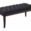 Banc Ramses Tissu Antique Sombre , Noir /100 Cm 2 Banc Ramses Tissu Antique Sombre , Noir /100 Cm -Banquette Soldes Magasin G CNF M14053516 B