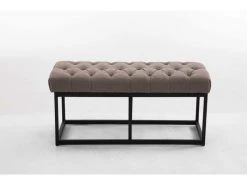 Banquette Amun B Tissu , Taupe/100 Cm