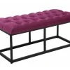 Banquette Amun B Tissu , Violet/100 Cm 1 Banquette Amun B Tissu , Violet/100 Cm -Banquette Soldes Magasin G CNF N23326458 B