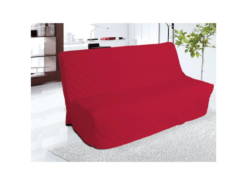 Housse Clic-clac Matelassée En Coton Panama Rouge 3 Housse Clic-clac Matelassée En Coton Panama Rouge