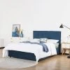 GPASPLUS Octave Lit Adulte 140x190 Cm - Tissu Bleu Fonce - Sommier A Lattes 1 GPASPLUS Octave Lit Adulte 140x190 Cm - Tissu Bleu Fonce - Sommier A Lattes -Banquette Soldes Magasin G CNF O61564512 B