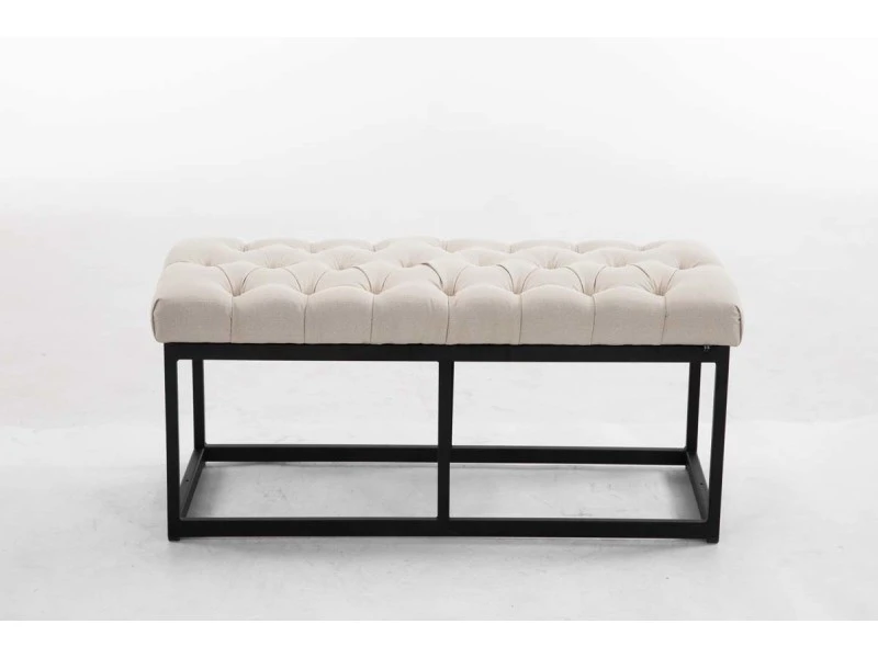 Banquette Amun B Tissu , Crème/100 Cm 3 Banquette Amun B Tissu , Crème/100 Cm