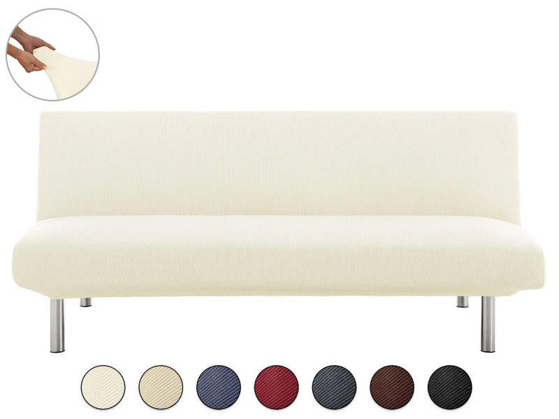 Housse De Canapé élastique Clic Clac Eiffel Textile Milan Ivoire 4 Housse De Canapé élastique Clic Clac Eiffel Textile Milan Ivoire – Image 2