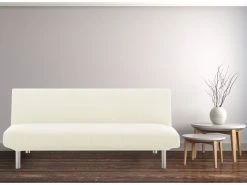 Housse De Canapé élastique Clic Clac Eiffel Textile Milan Ivoire 10 Housse De Canapé élastique Clic Clac Eiffel Textile Milan Ivoire -Banquette Soldes Magasin G CNF P29682117 E