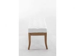 Banc Ramses Similicuir Antique Clair , Blanc /100 Cm 7 Banc Ramses Similicuir Antique Clair , Blanc /100 Cm -Banquette Soldes Magasin G CNF Q36676173 D