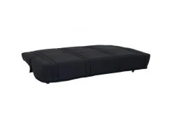 GPASPLUS Banquette Clic Clac 3 Places - Tissu Noir - Style Contemporain - L 193 X P 92 Cm -Banquette Soldes Magasin G CNF Q85851380 F