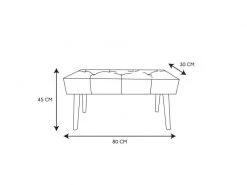 Banc Patchwork Home Deco Factory -Banquette Soldes Magasin G CNF S25988497 F