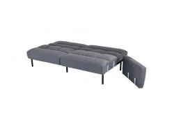 GPASPLUS Prisca Canapé Convertible Clic-clac 3 Places - Tissu Gris - L 209 X P 91,5 X H 81,5 Cm -Banquette Soldes Magasin G CNF T53736730 F